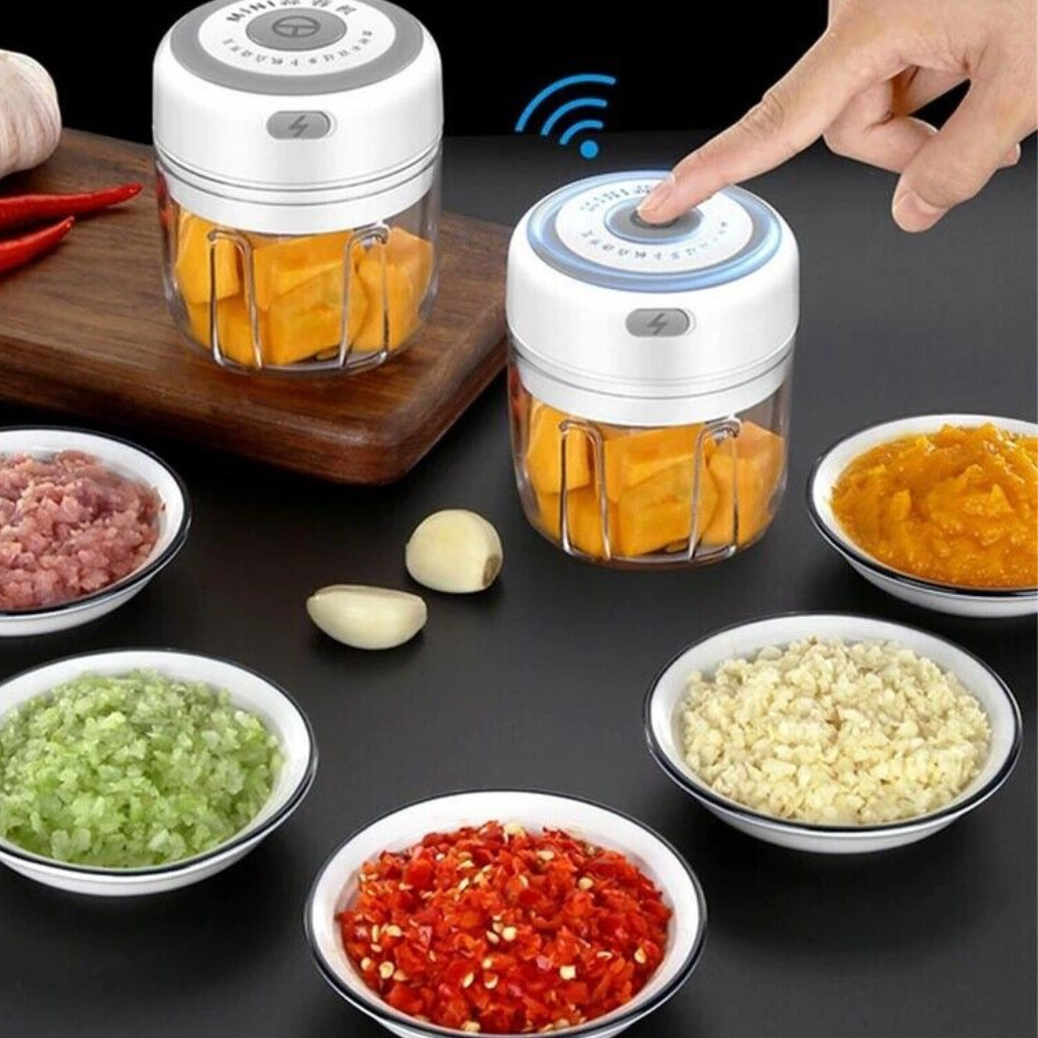 Wireless Electric Food & Garlic Chopper