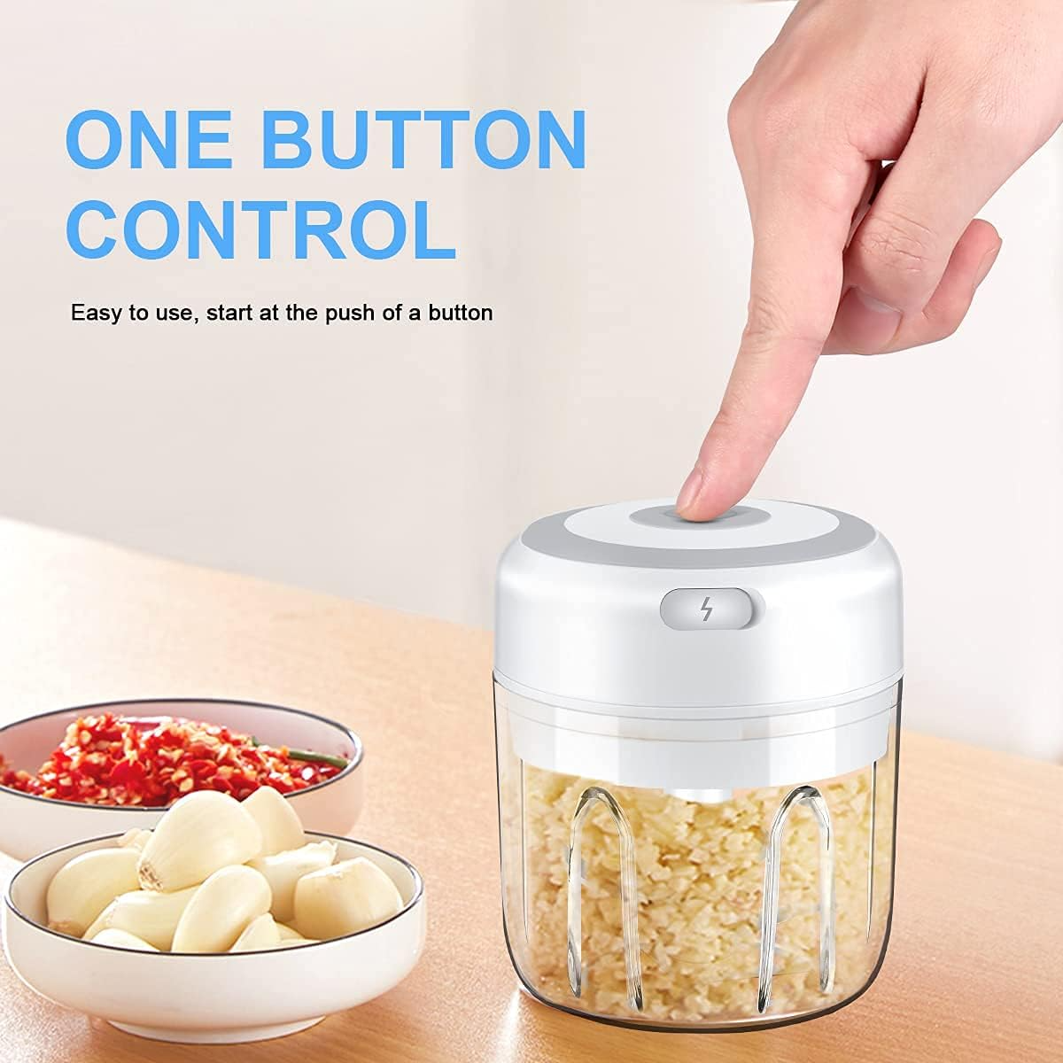 Wireless Electric Food & Garlic Chopper